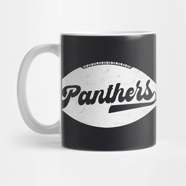 Retro Panthers Football by SLAG_Creative